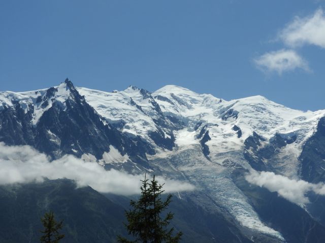 View of Mont Blanc from the Grand Balcon Sud